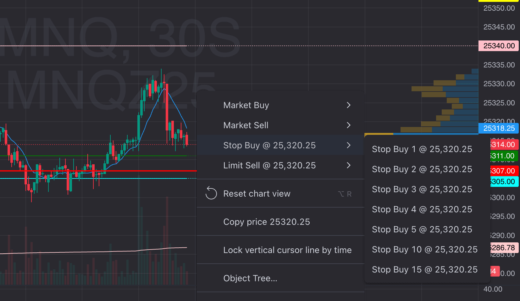 TopstepX Order Types